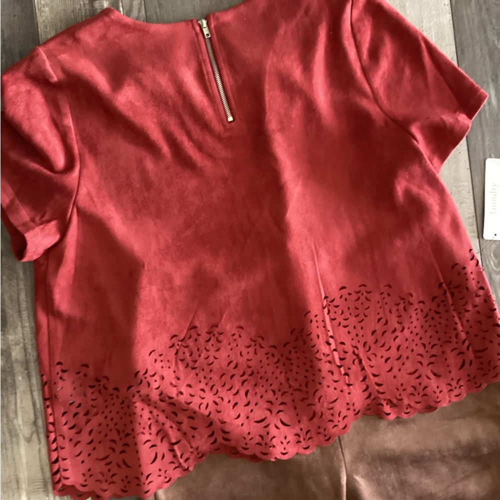 Design Lab brick red top L - Picture 2 of 3